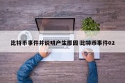 比特币事件并说明产生原因 比特币事件02