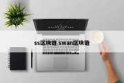 ss区块链 swan区块链