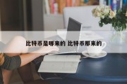 比特币是哪来的 比特币那来的